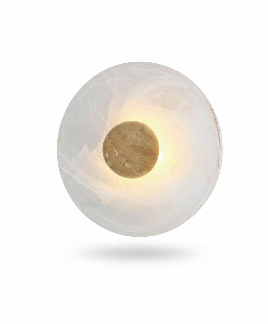 Caldera Cam Tabanlı Yuvarlak Aplik