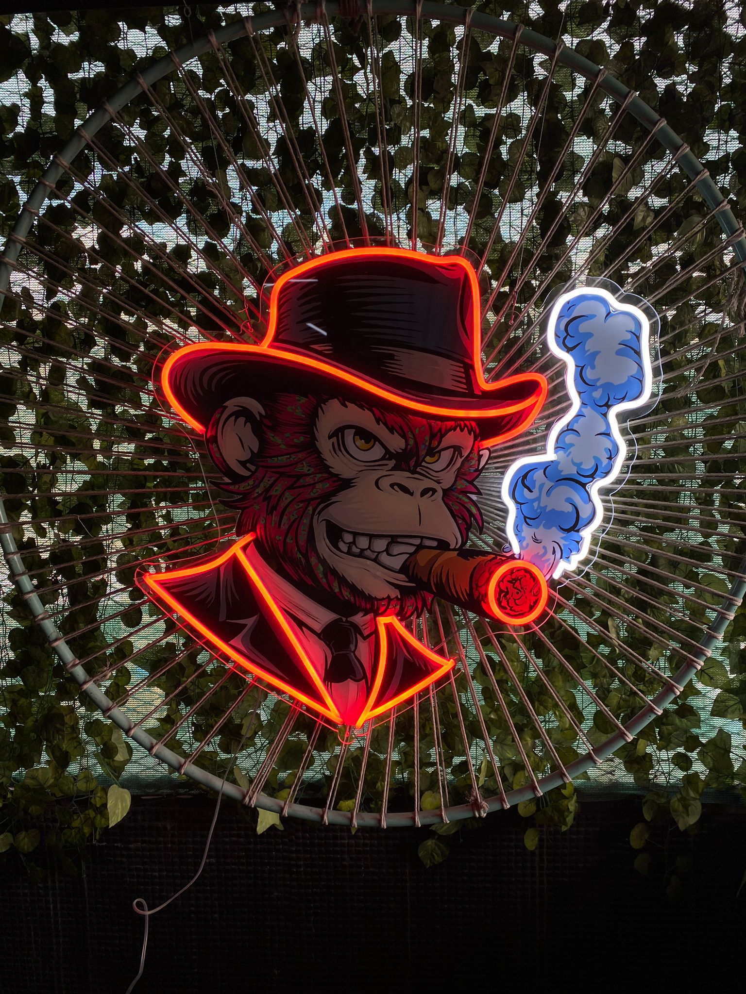 Sigara Maymun Neon Lamba | ByLamp