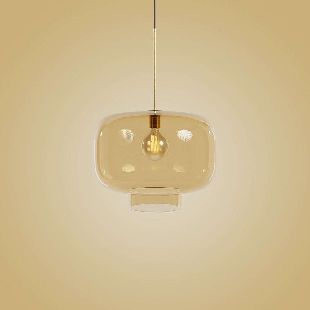 Kalıp Cam Sarkıt Large - Amber