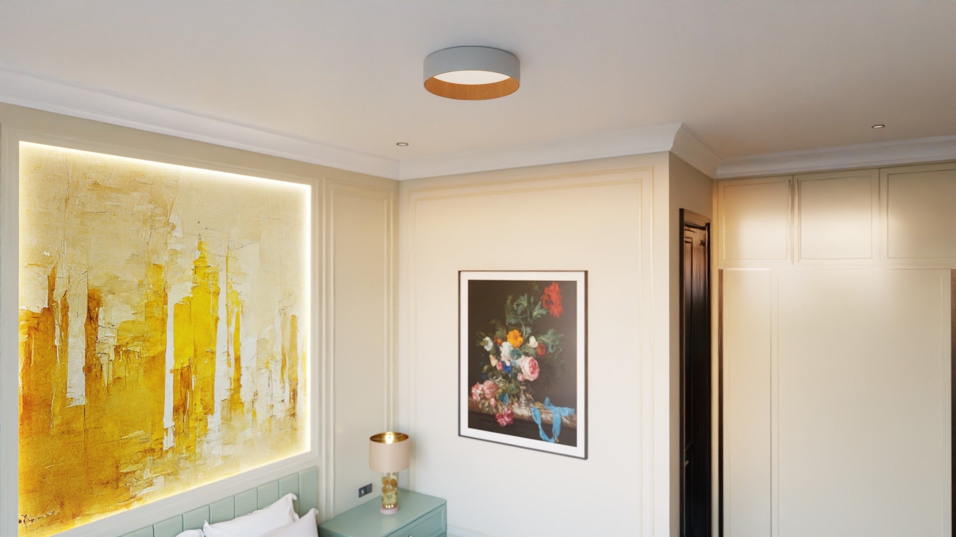 Roof Düz 45 Sıvama Plafonyer Aydınlatma | ByLamp