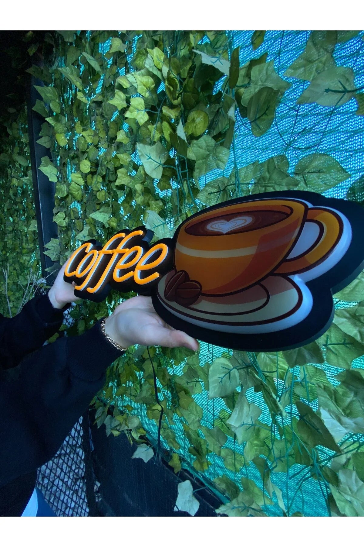 UV Baskılı Coffee Neon Lamba | ByLamp