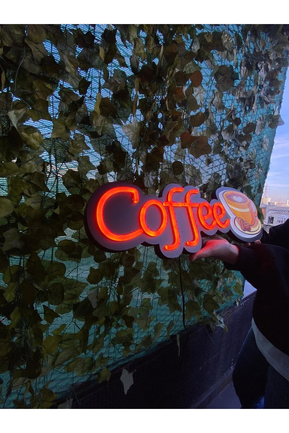 UV Baskılı Coffee Neon Lamba | ByLamp