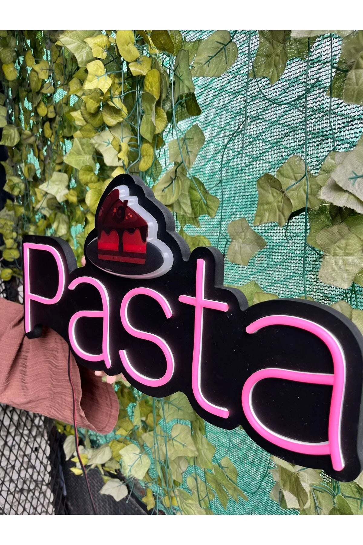 UV Baskılı Pasta Neon Lamba | ByLamp