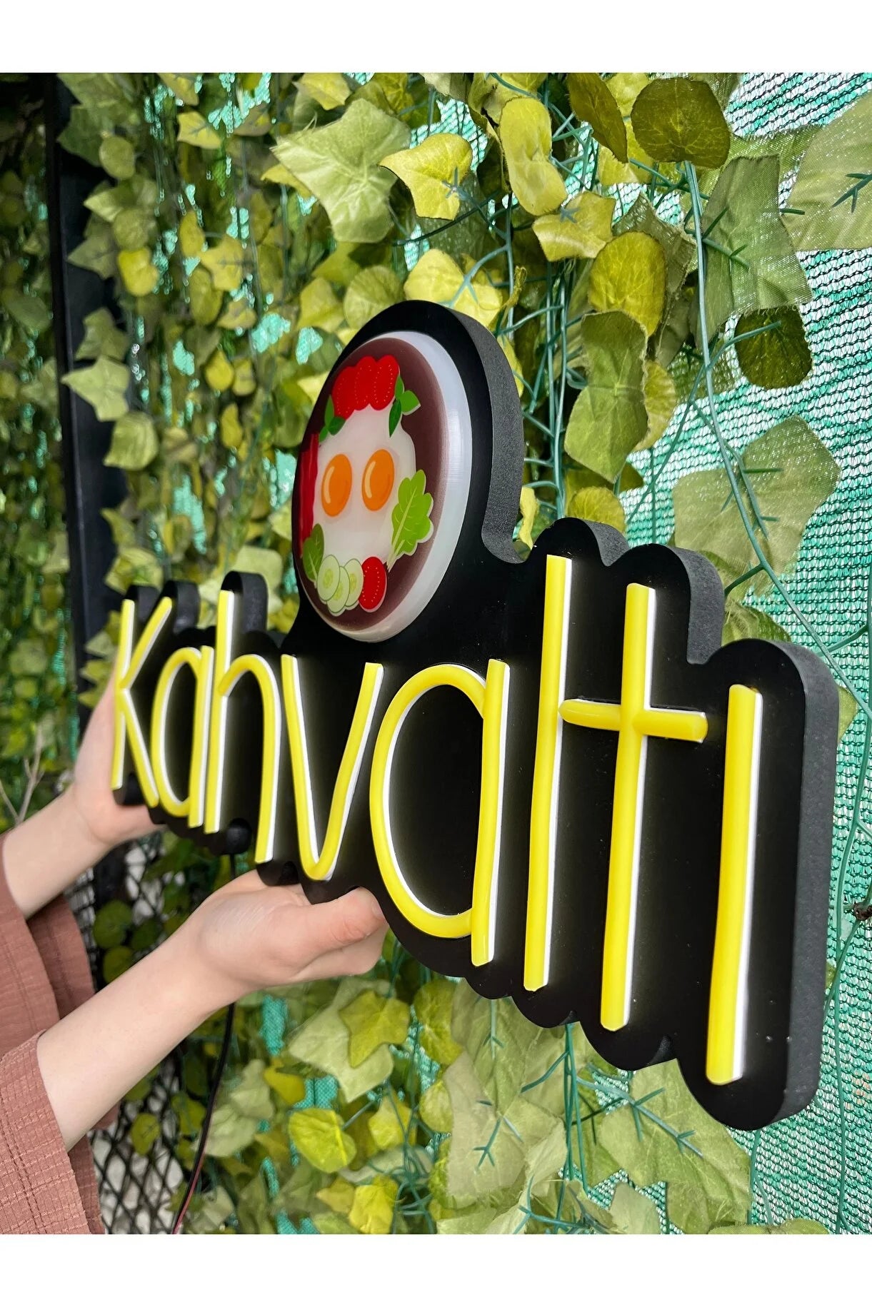 UV Baskılı Kahvaltı Neon Lamba | ByLamp
