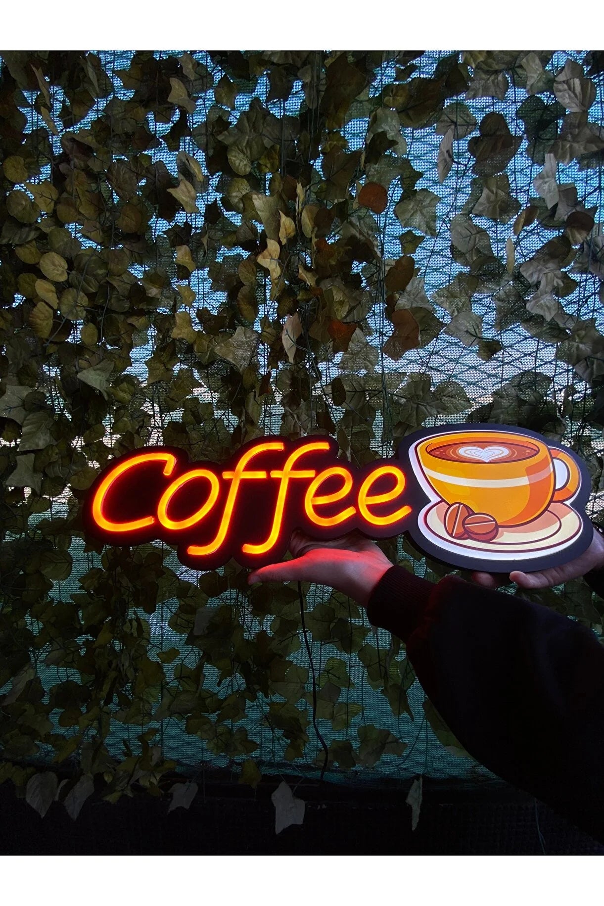 UV Baskılı Coffee Neon Lamba | ByLamp