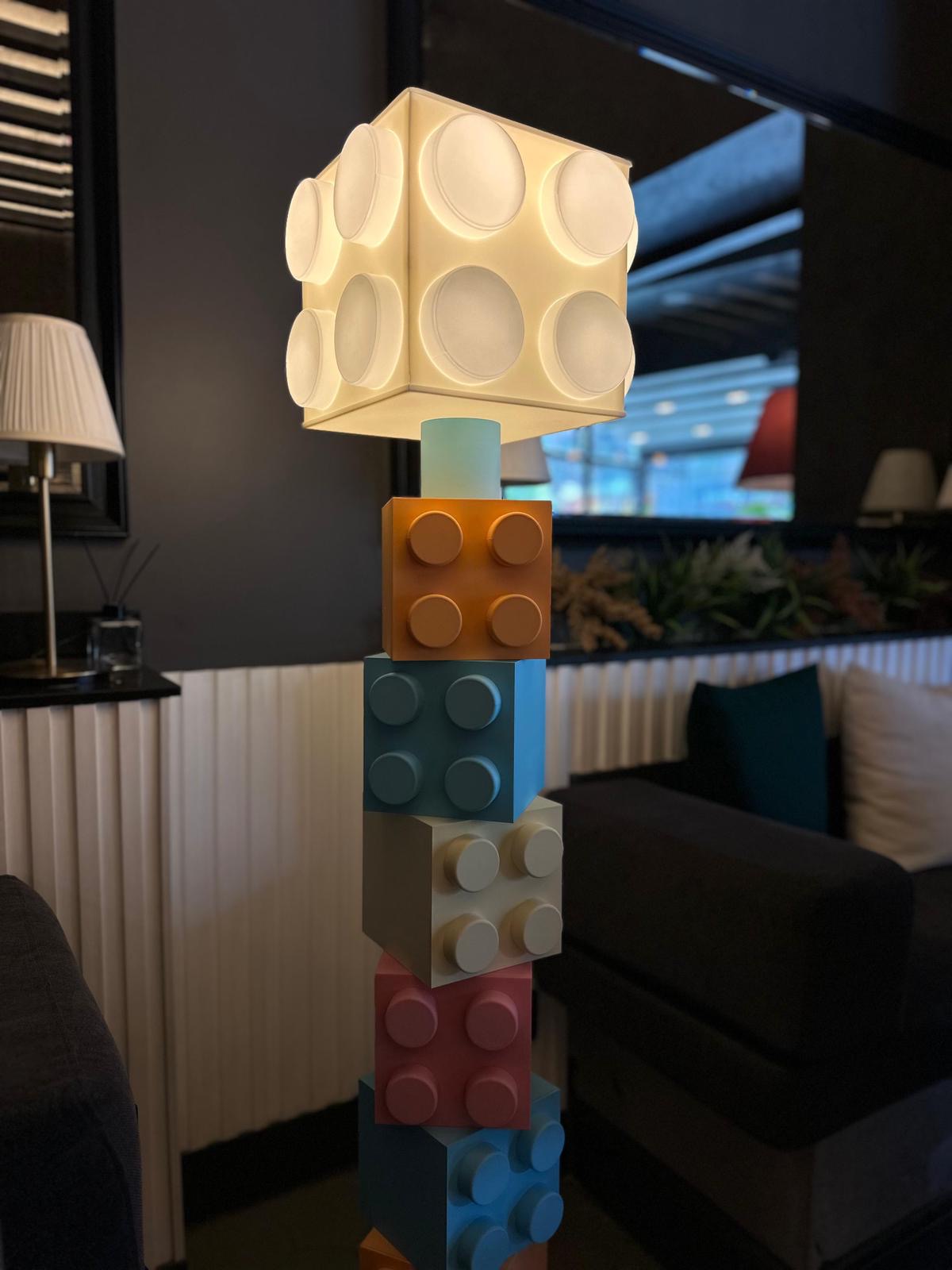 Renkli Blok Lambader | ByLamp