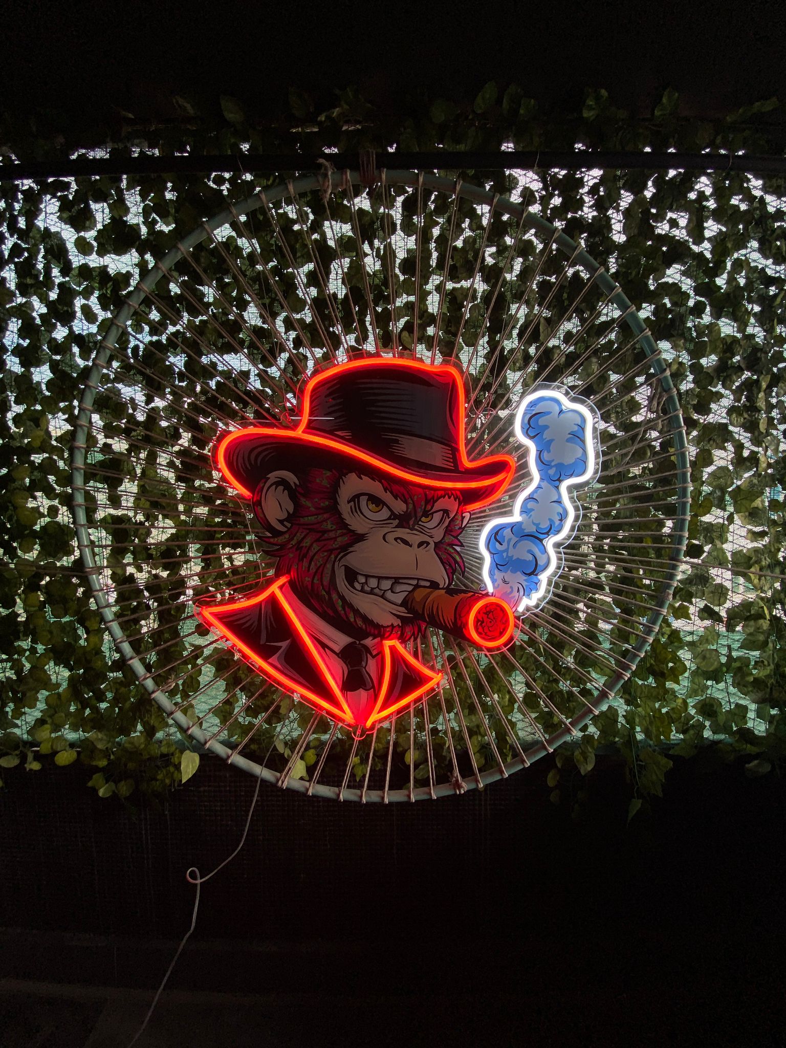 Sigara Maymun Neon Lamba | ByLamp