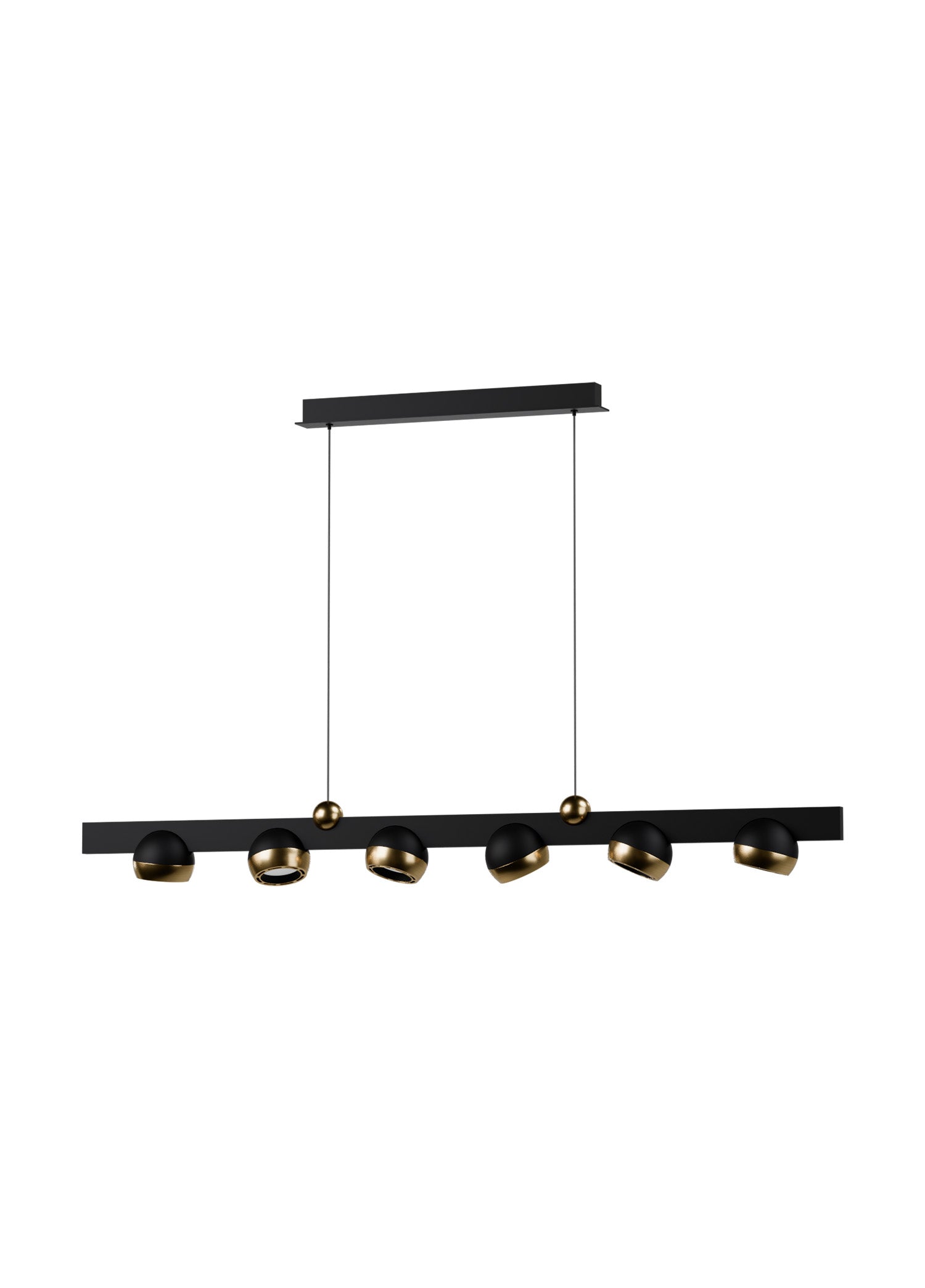 Rumeli Yuvarlak Spotlu Lineer Avize