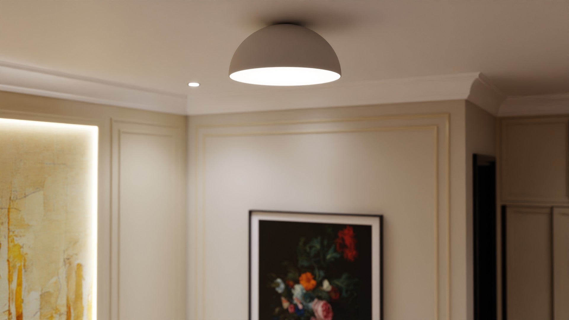 Pure Düz L Sıvama Plafonyer Aydınlatma | ByLamp