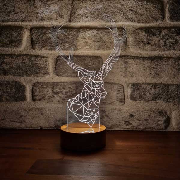 3D Ala Deer LED Night Light