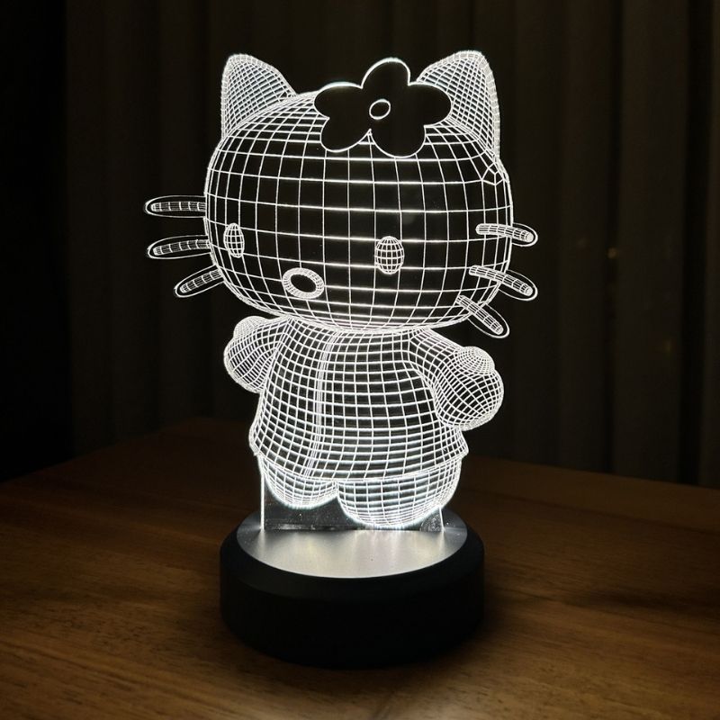 3D Hello Kitty LED Night Light