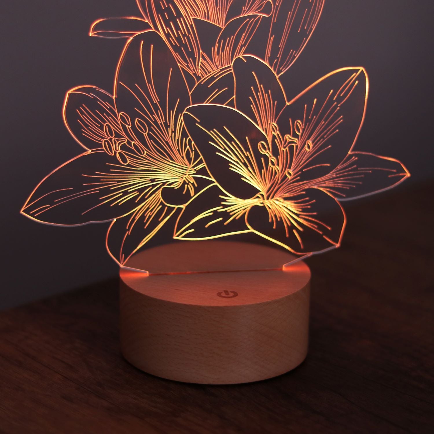 3D Lilyum Flower Led Lamp