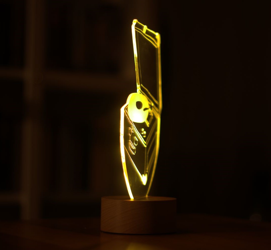 Pikap Figürlü Dekoratif Hediye Led Masa Lambası | BYLAMP