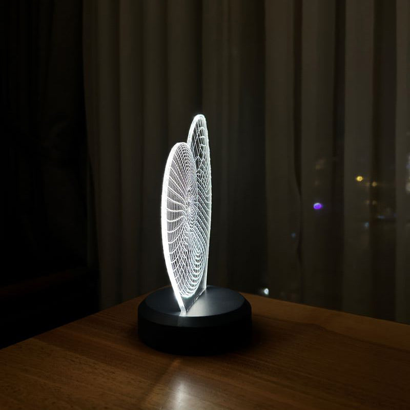 3-D Snail Shell LED Lamp