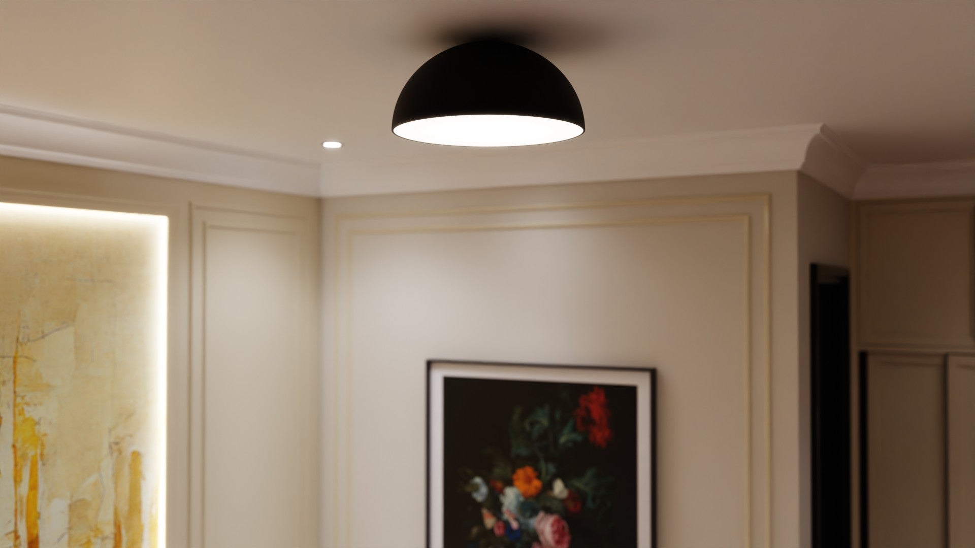 Pure Düz L Sıvama Plafonyer Aydınlatma | ByLamp