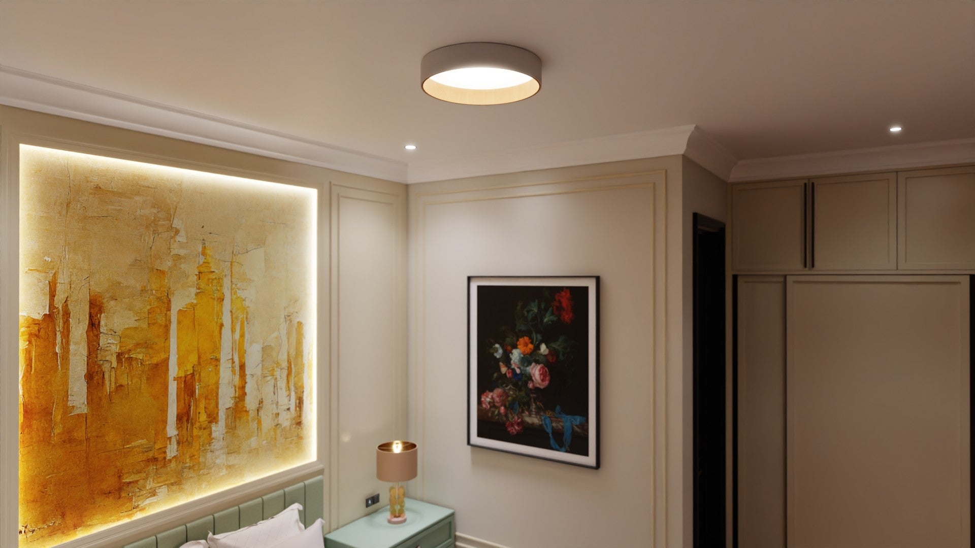 Roof Düz 55 Sıvama Plafonyer Aydınlatma | ByLamp