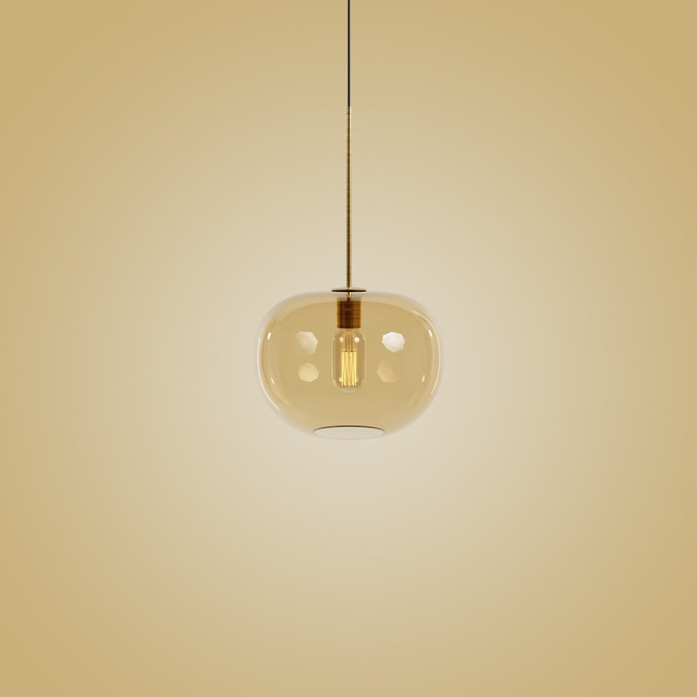 Kalıp Cam Sarkıt Medium - Amber