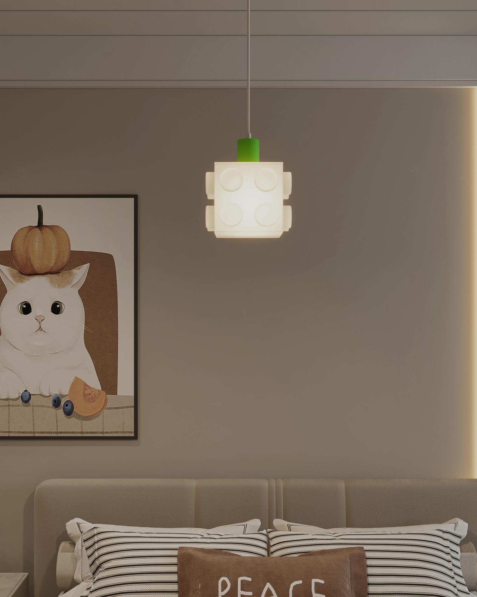 Renkli Blok Tekli Sarkıt Aydınlatma | ByLamp