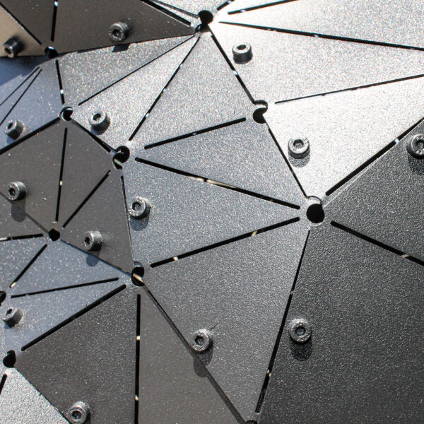 3D Metal Geometrik El Yapımı Aslan Heykeli | ByLamp