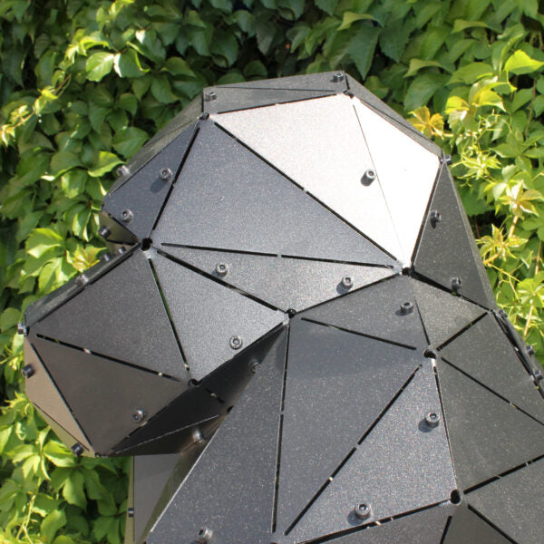 3D Metal Geometrik El Yapımı Goril Heykeli | ByLamp