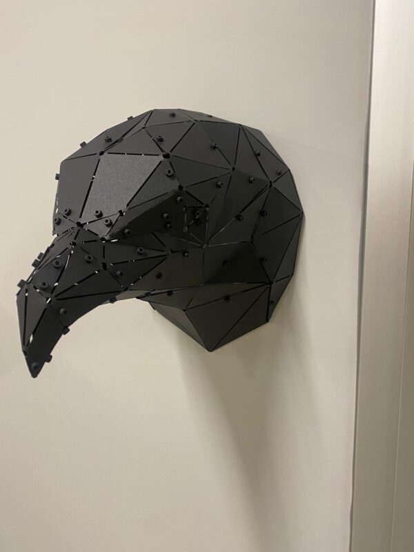 3D Metal Geometrik El Yapımı Kartal Heykeli | ByLamp