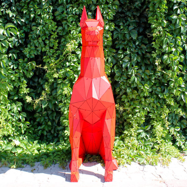 3D Metal Geometrik El Yapımı Sharpy Heykeli | ByLamp