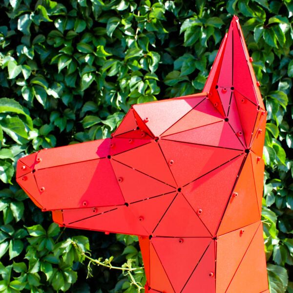 3D Metal Geometrik El Yapımı Sharpy Heykeli | ByLamp