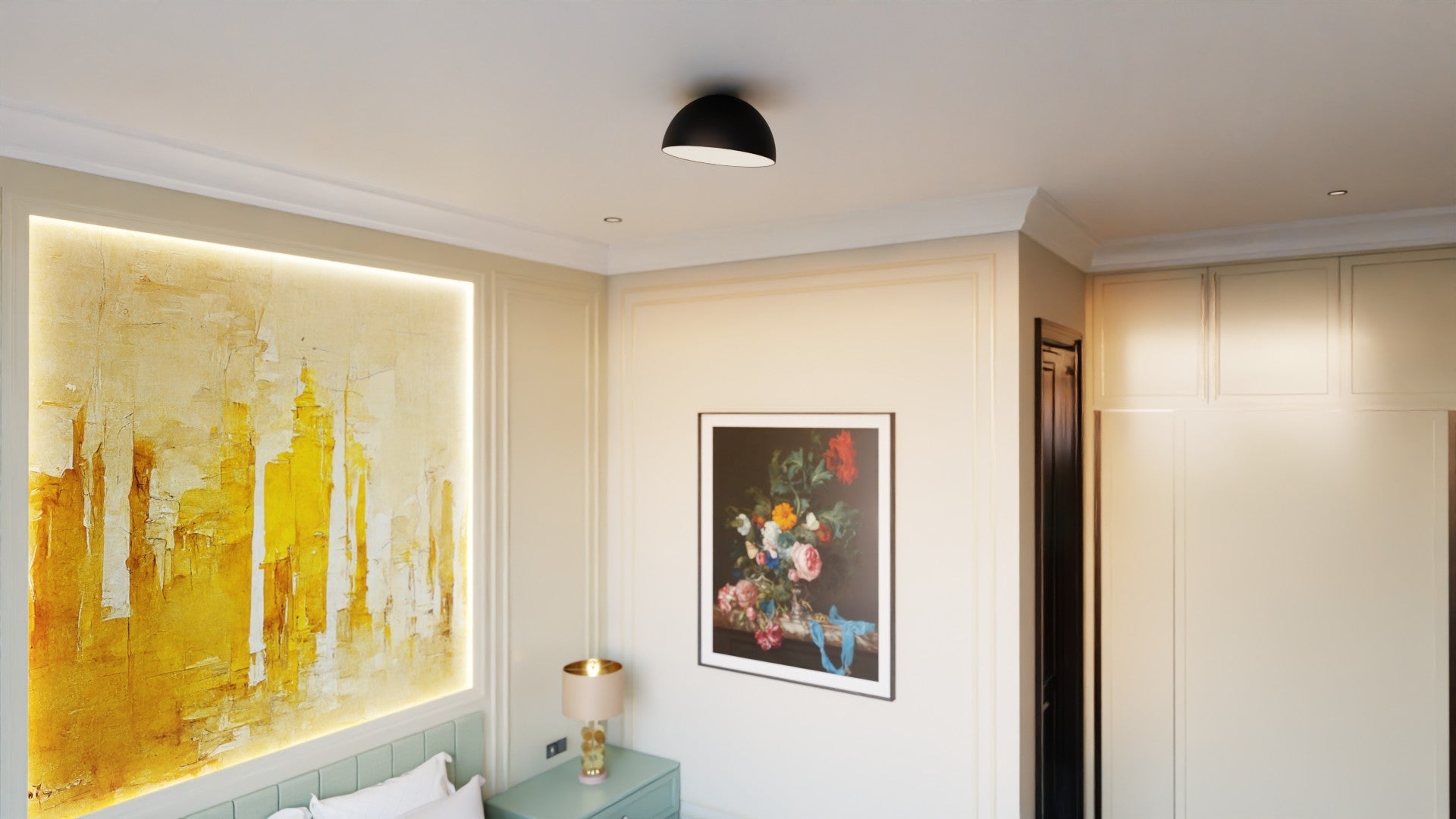 Pure Açılı M Sıvama Plafonyer Aydınlatma | ByLamp