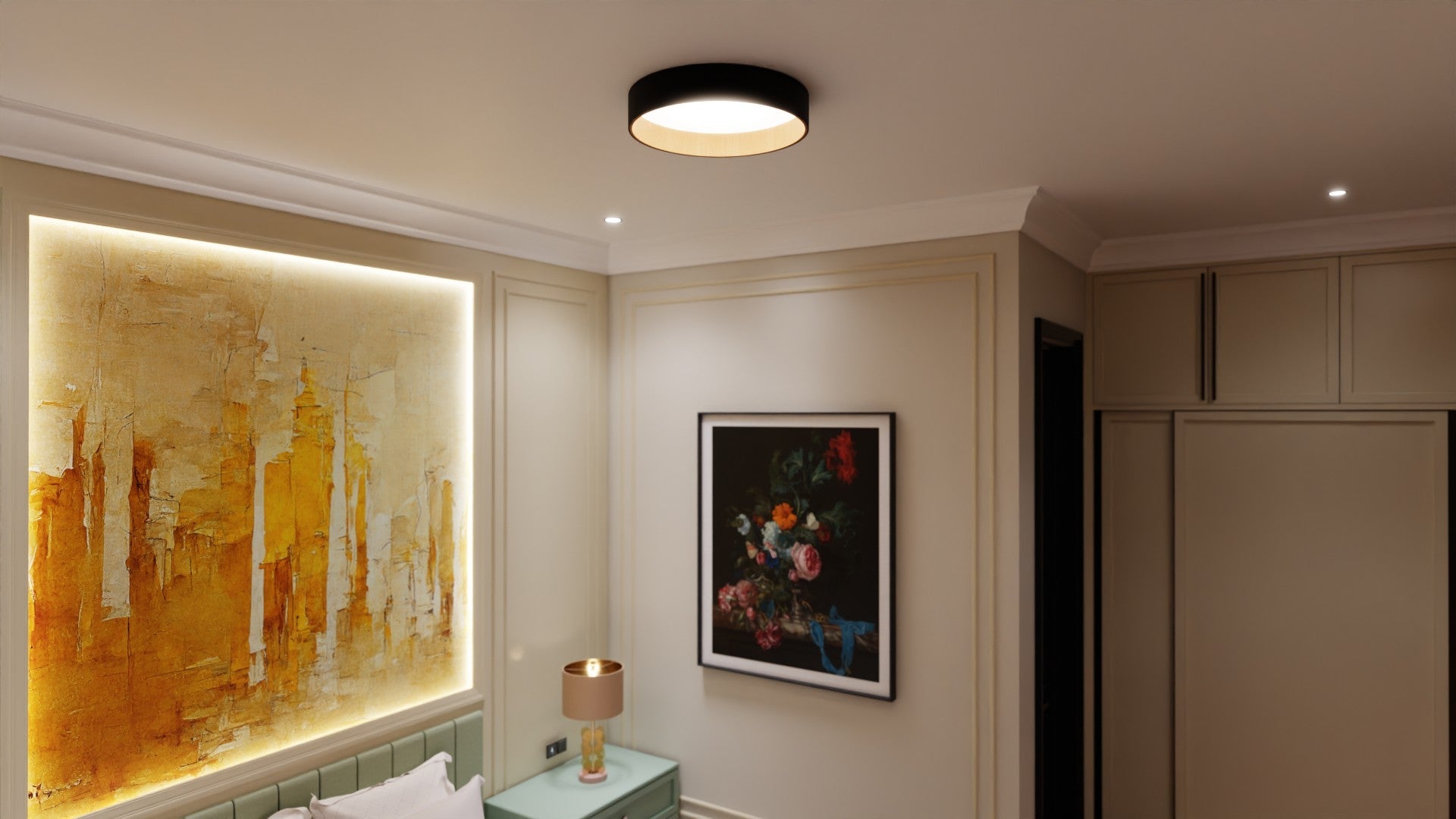 Roof Düz 55 Sıvama Plafonyer Aydınlatma | ByLamp