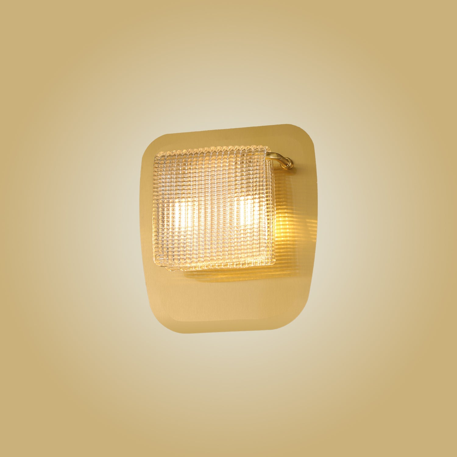 Daisy Kesik Beyaz Cam Aplik