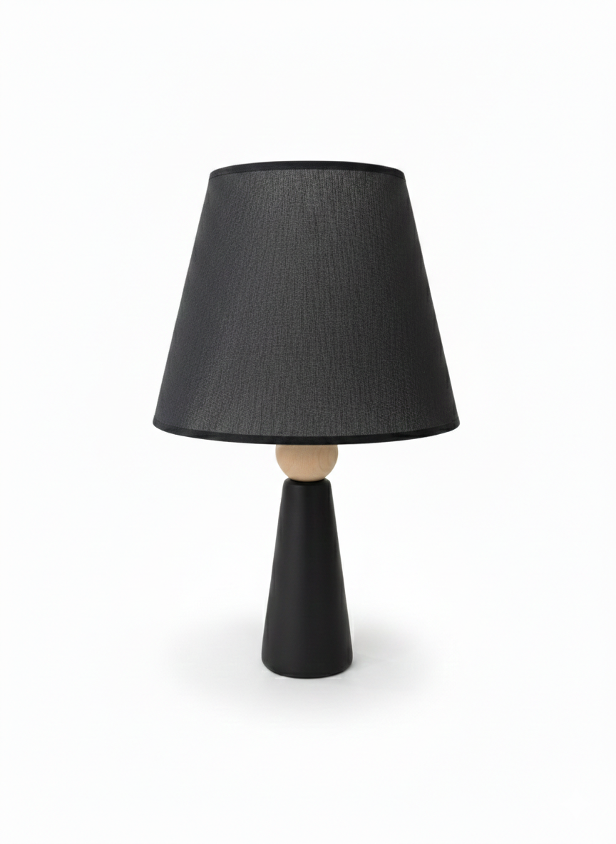 Minoa Masa Lambası-Siyah