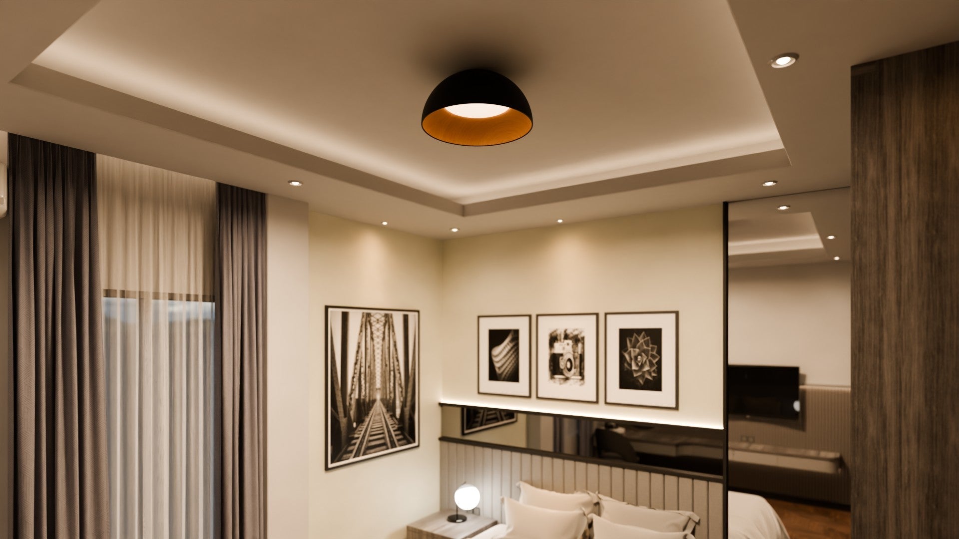 Zero Düz L Sıvama Plafonyer Aydınlatma | ByLamp