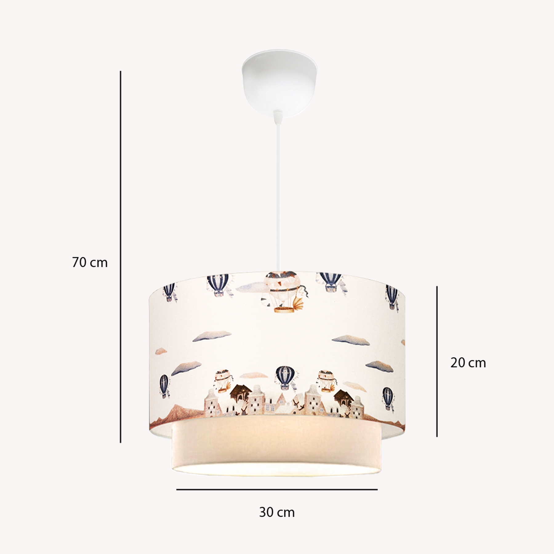 Kids Room Sleeping Cute Rabbit Pendant Chandelier Lamp | ByLamp