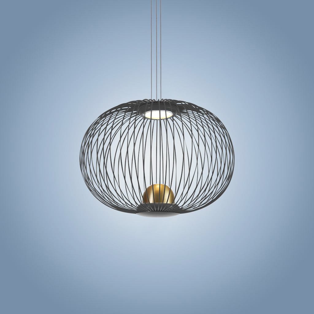 Telibol Zeytin Quartz Gri Tel Sarkıt Aydınlatma | ByLamp