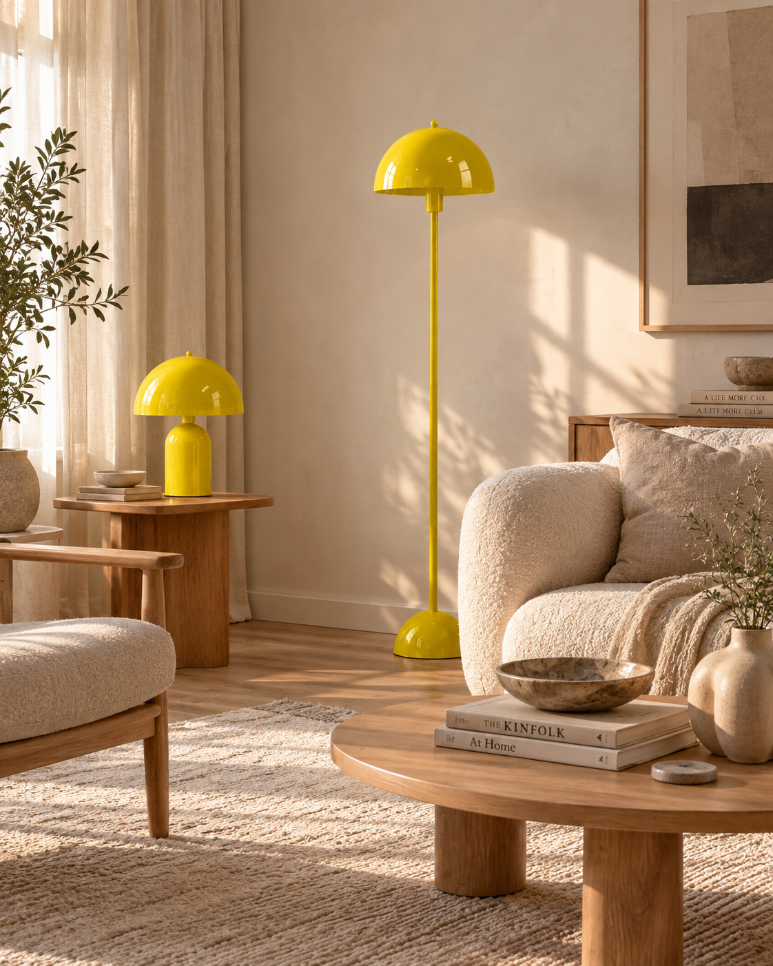 Soho Sarı Metal Lambader | ByLamp