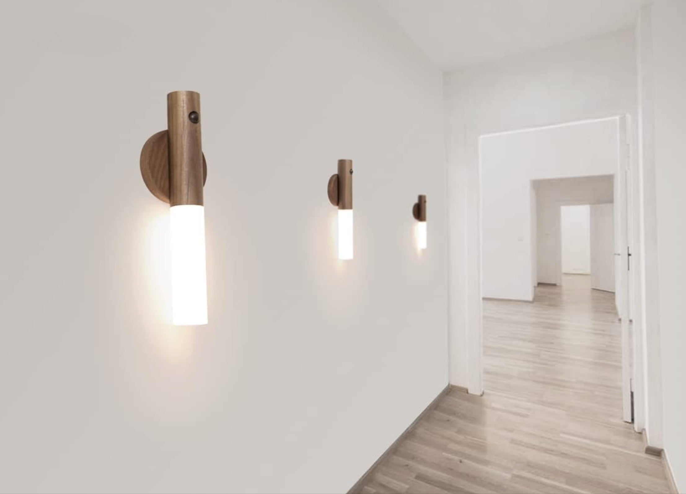 Multi-Colored Remote Control Rechargeable Wall Lamp LED Night Light, 360° Rotatable | ByLamp