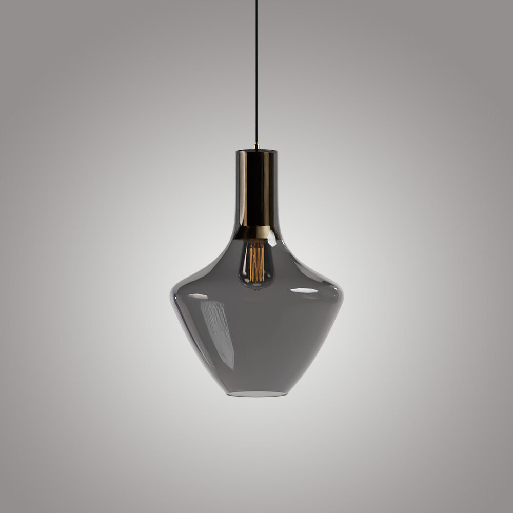 Fungi Beykoz Füme / Bakır Cam Sarkıt Aydınlatma | ByLamp