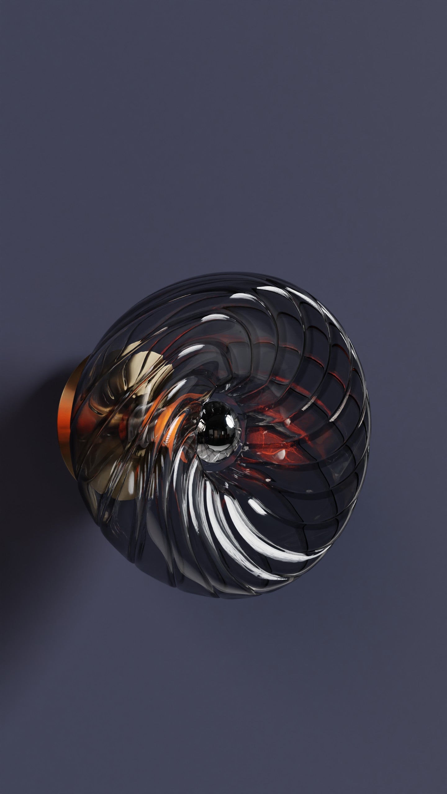 Dönence Aplik Füme Cam Aplik Duvar Aydınlatma | ByLamp