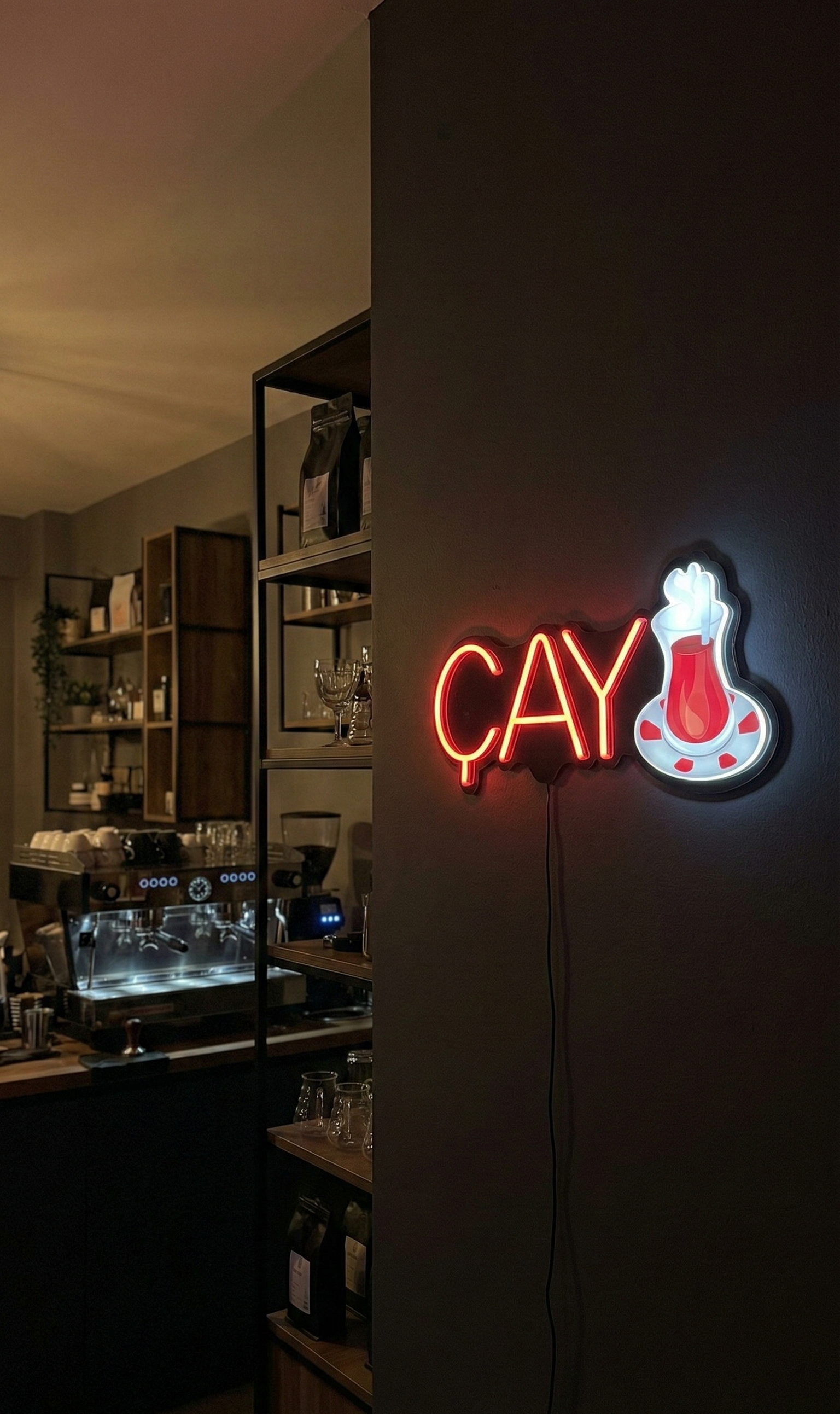 UV Baskılı Çay Neon Lamba | ByLamp