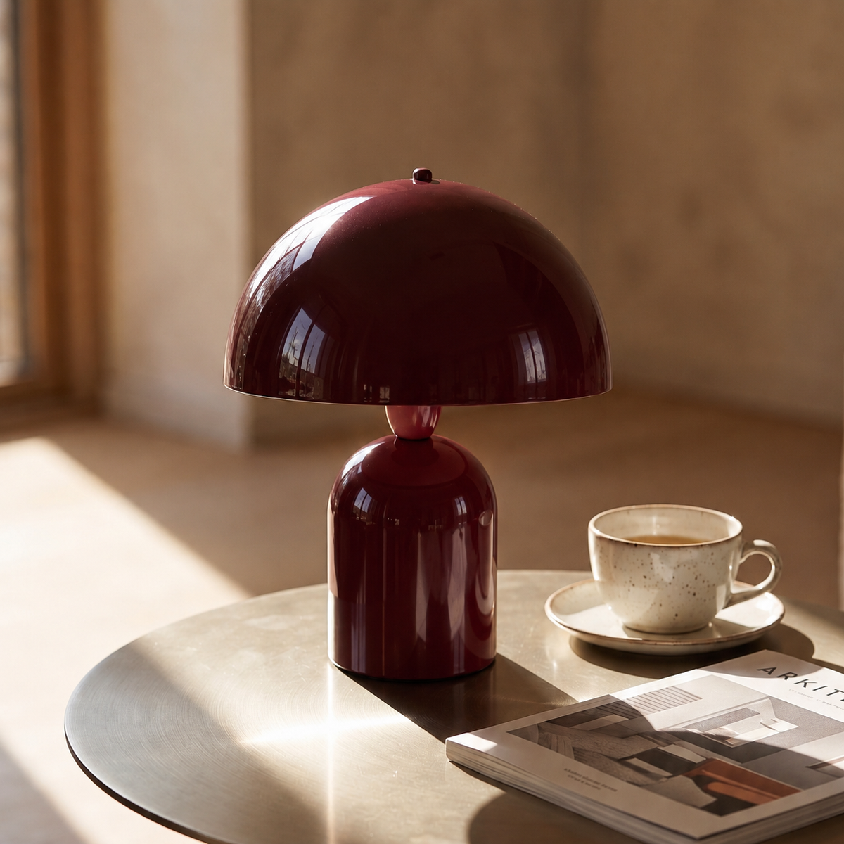 Soho Bordo Metal Masa Lambası | ByLamp