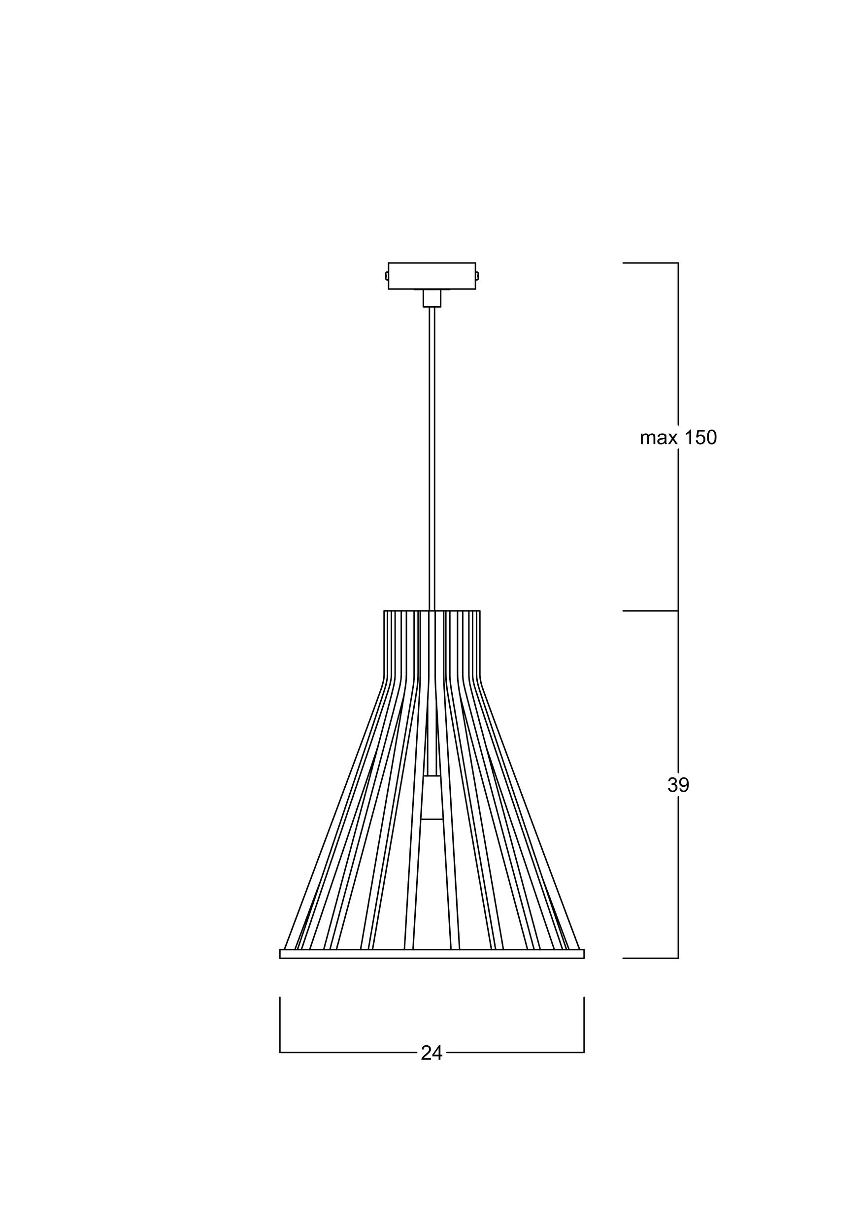 Lungo Ahşap Sarkıt Model K Ahşap Sarkıt Aydınlatma | ByLamp
