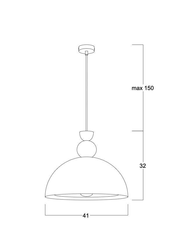 Rainbow Large Petrol Yeşili Modern Sarkıt Aydınlatma | ByLamp