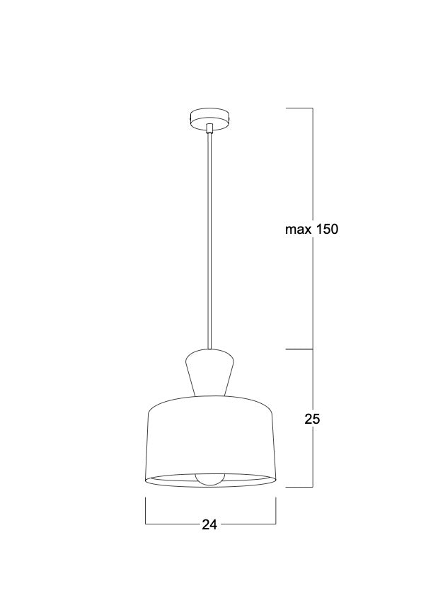 Rainbow Medium Bordo Modern Sarkıt Aydınlatma | ByLamp