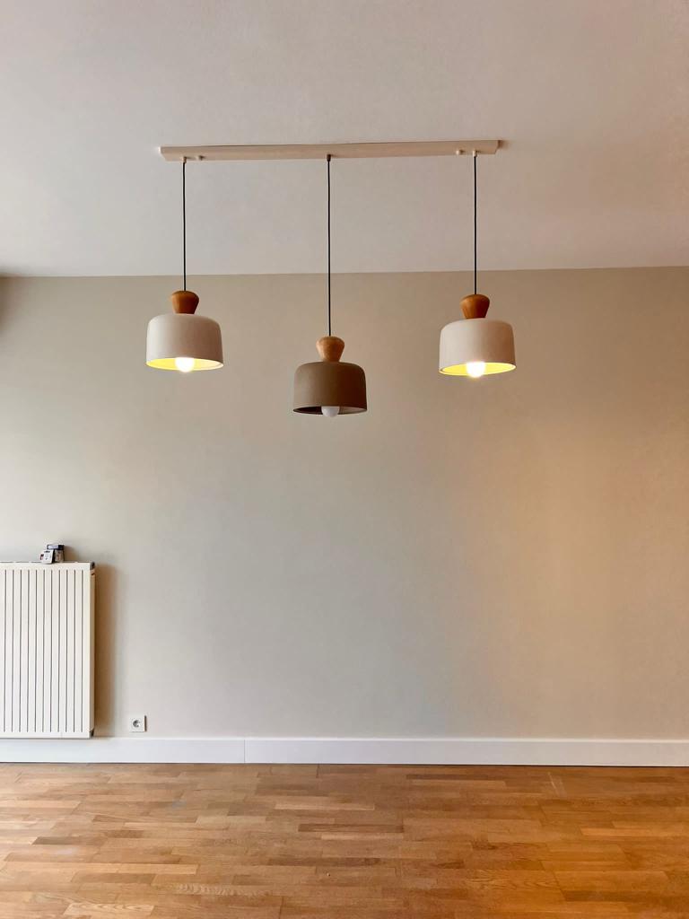 Rainbow Medium Krem Modern Sarkıt Aydınlatma | ByLamp