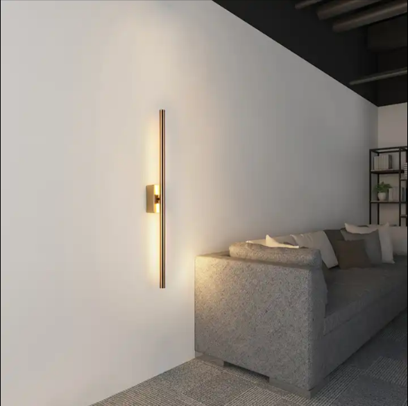 Wall Reflective LED Wall Lamp Gold Color