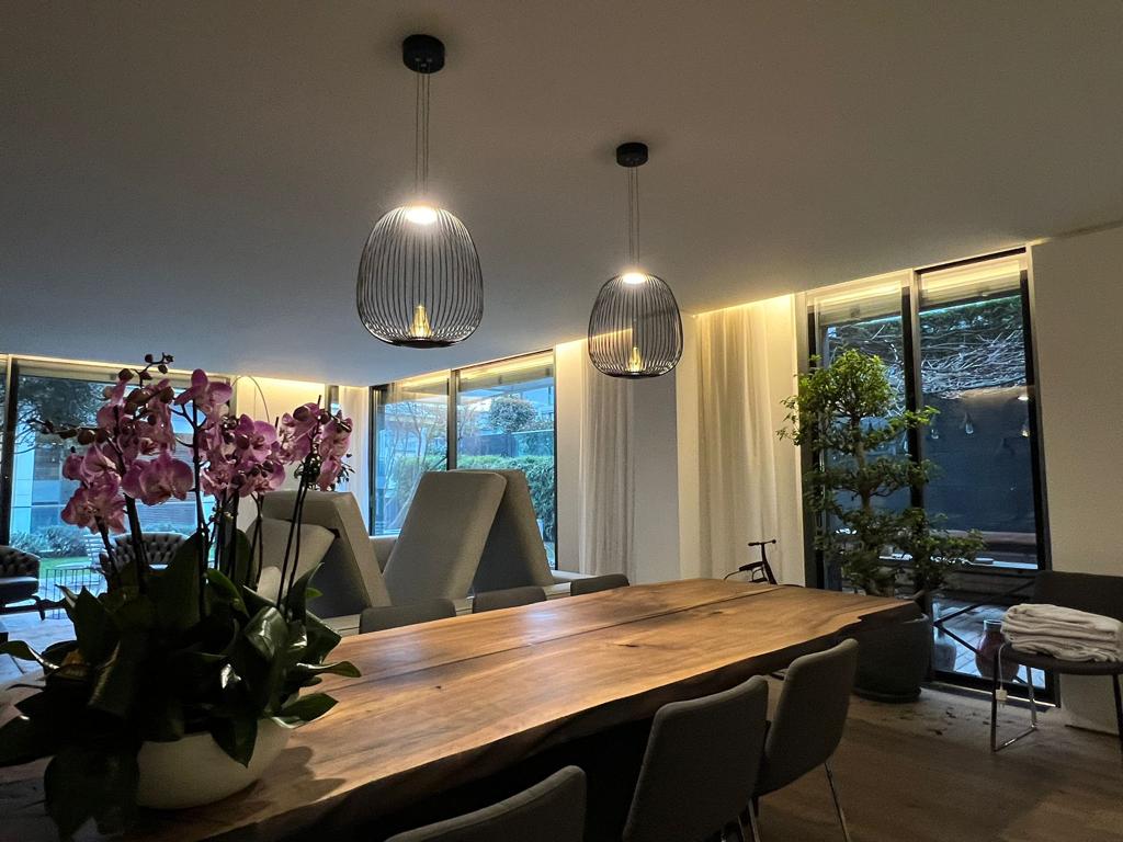 Telibol Elma Latte Tel Sarkıt Aydınlatma | ByLamp