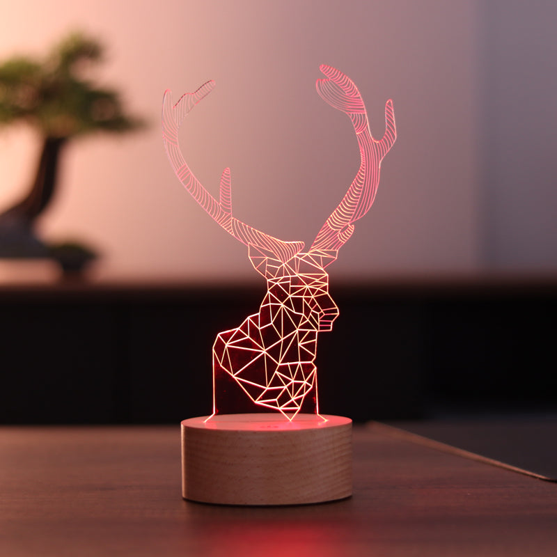 3D Ala Deer LED Night Light