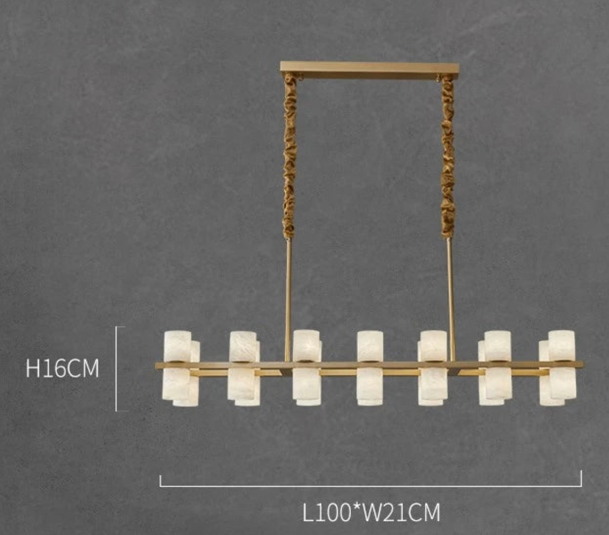 Monaco Alabaster Lineer Avize