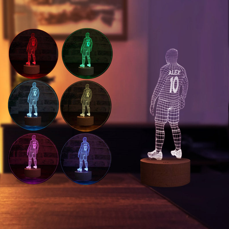 Alex De Souza Figürlü Dekoratif Hediye Led Masa Lambası | BYLAMP