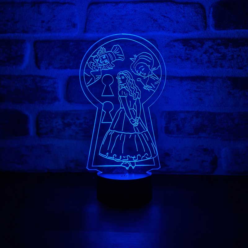 3D Alice In Wonderland Gift Lamp